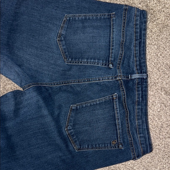 Jessica Simpson Indigo Boyfriend Jeans size 32 or 14 dark Blue - Picture 5 of 5